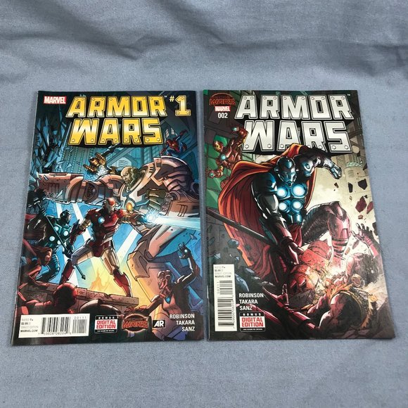 Armor Wars Marvel Comic Books 2015 Lot of First 3 Issues #1 2 3 Iron Man - Picture 2 of 5